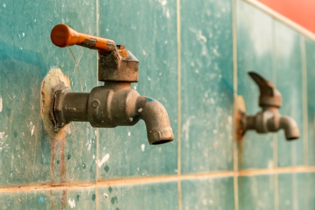 old plumbing faucets